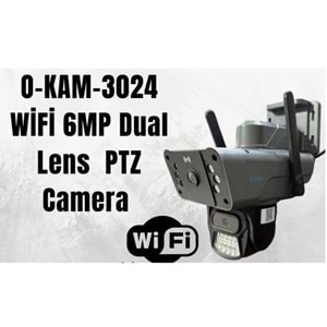 O-KAM-3024 Wi-Fi 6MP Dual Lens PTZ Camera