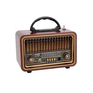 NNS NS-8069BT Blluetooh Şarjlı Nostaljik Radyo BT/USB/SD