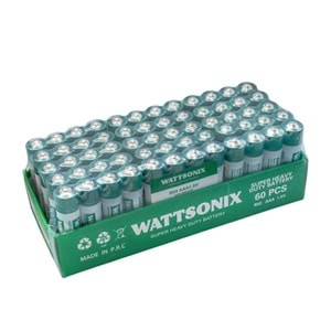 Wattsonix R03 AAA 1.5V İnce Kalem Pil (4 LÜ)