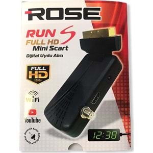 Rose RUN-S HD+Scart Uydu Cihaz 2 in 1