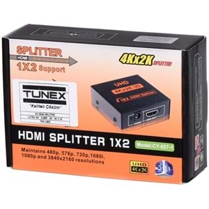 Tunex TNX-1002 2'Li 4K Hdmı Splitter