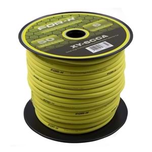 FOR-X XY-6CCA Oto Anfi Power Kablo 6GA (1 METRE)