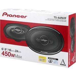 Pioneer TS-A6961F 450 Watt Max Power Oval Hoparlör 2 Li Paket Halinde
