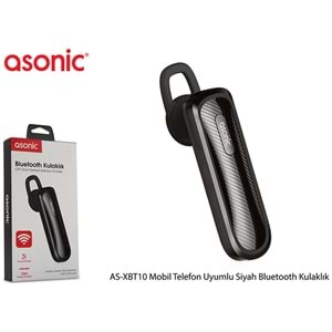 Asonic AS-XBT10 Siyah Bluetooth KulaklıK
