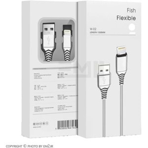 Fish Flexible W-02 Type-C USB Şarj Kablo - 1 Metre