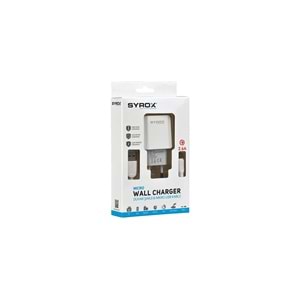 Syrox A-J47 Micro USB Girişli 2.6 Amper Hızlı Şarj Aleti