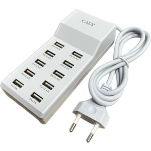Cata CT-2554 USB Şarj Cihazı Çoklu 10'lu Şarj Cihazı