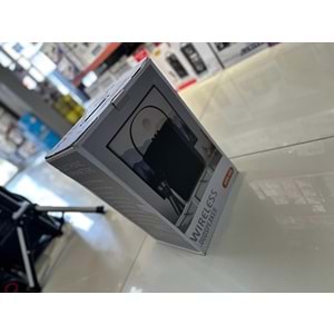Avc ABS-W5 Mikrafonlu 20w bluetooth karaoke taşınabilir hoparlör - Siyah