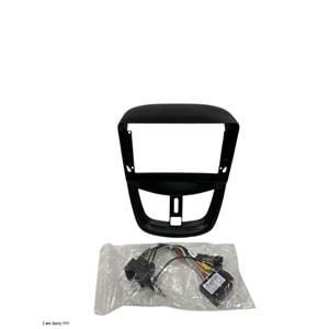 Peugeot 206+ 2006-2013 9 inç Multimedya Çerçevesi - Canbuslı