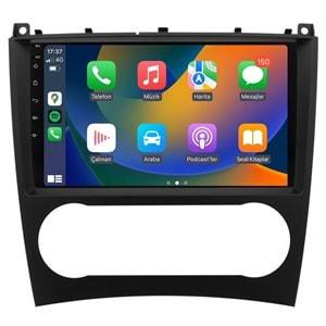 Mercedes C W203-W209 2001-2007 9 İnç Multimedya Teyp - Canbuslı