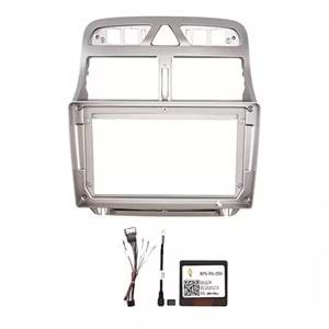 Peugeot 307 2001-2008 9 inç Multimedya Çerçevesi - Canbuslı