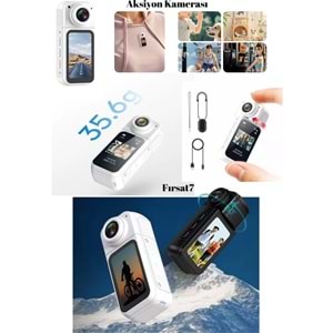 Avc AV-5176 2K IPS Ekran Mini Aksiyon Vücut Kamerası