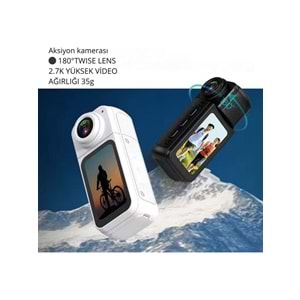 Avc AV-5176 2K IPS Ekran Mini Aksiyon Vücut Kamerası