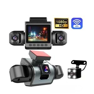 Avc Y13 4 Kameralı Wifi Full Hd 1080p Araç İçi Kamera