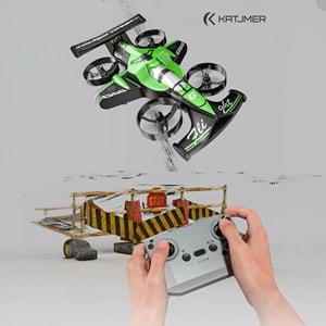 Katjmer G58 Araba ve Uçak 2.4GHz Uzaktan Kumandalı Drone - Turuncu