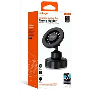Linkage LKH-51 Magnetik Torpido Üstü-Pencere İçin Vakumlu Manyetik Telefon Tutucu