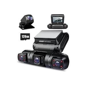 Twogo GO-IX19 4K+2K 4 Kameralı Araç Kamera Kayıt Cihazı
