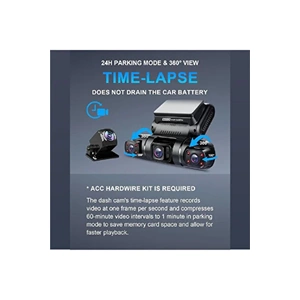 Twogo GO-IX19 4K+2K 4 Kameralı Araç Kamera Kayıt Cihazı