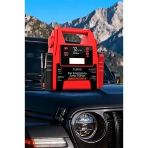Auhma A8811 20.000mAh 2000A Peak Araç Akü Takviye Cihazı & Powerbank - 12V Jump Starter