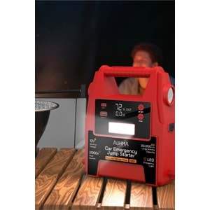 Auhma A8811 20.000mAh 2000A Peak Araç Akü Takviye Cihazı & Powerbank - 12V Jump Starter