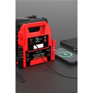 Auhma A8811 20.000mAh 2000A Peak Araç Akü Takviye Cihazı & Powerbank - 12V Jump Starter
