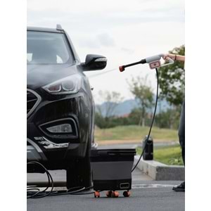 Auhma ACR-08 Şarjlı Basınçlı Araç Yıkama Makinesi Seti