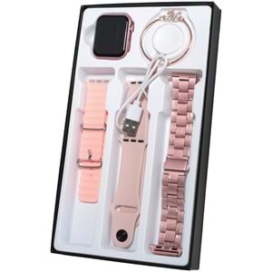 Katjmer KT 10 Mini Amoled Ekran Akıllı Saat - Pembe