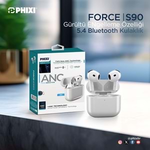 Phixi S90 Anc Tws Kablosuz Bluetooth Kulaklık