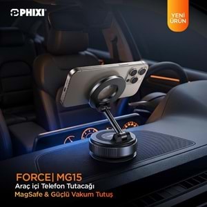 Phixi Force MG15 Manyetik Araç Telefon Tutucu
