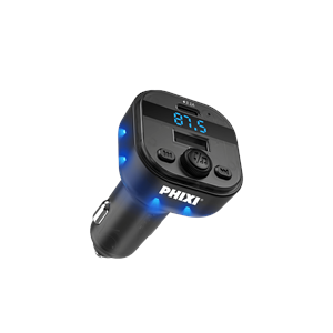 Phixi FM15 Araç FM Transmitter Bluetooth 5.3 + PD + USB-A Hızlı Şarj