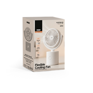 Phixi Smart MF13 Ultra Hafif Esnek Kullanımlı Şarjlı Klipsli Mini Fan