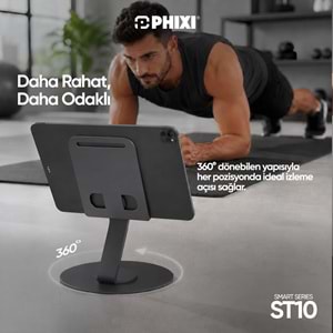 Phixi Smart ST10 360° Döner Katlanabilir Ayarlanabilir Telefon Standı