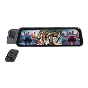 For-x X-966DVR Ayna Tipi Kayıt 3 Kameralı Kamera Sistemi