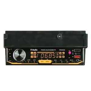 Fi Audio FR4000 Telefon Standlı Bluetooth/USB/AUX/SD/2 Anfi Çıkışlı Dijital Medya Çalar Oto Teyp