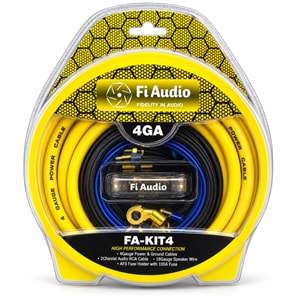 Fi Audio FA-KIT4 4GA Profesyonel Anfi Kablo Seti