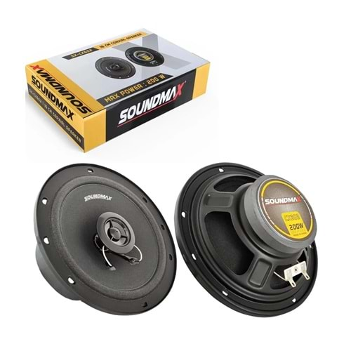 Soundmax SX-CX602 16cm 200 Watt Tweeterli Oto Hoparlör 2 Li Paket Halinde