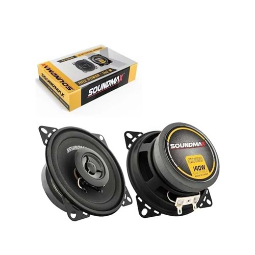 Soundmax SX-CX420 10cm 140Watt Oto Hoparlör 2 Li Paket Halinde