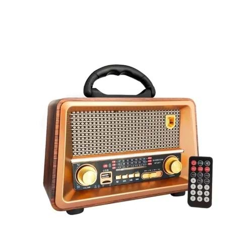 Everton RT-817 Bluetooth Fm Usb Tf Aux Şarjlı Nostaljik Radyo