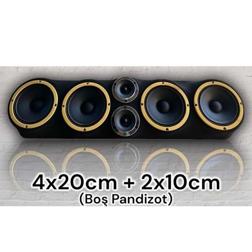 AVC 4 Lü 20 cm 2 Li 10 cm Çerçevesiz Full Mdf Universal Pandizot