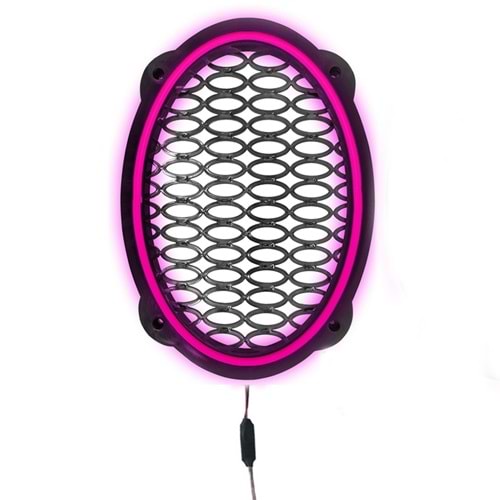 Avc Ledli Flaşörlü Hoparlör Kapak Oval 1 Adet 12V