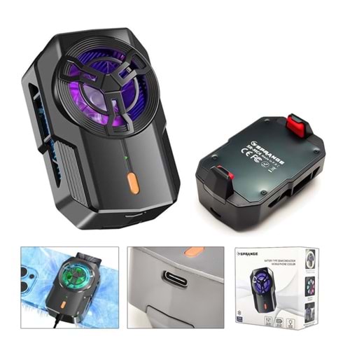 Sprange SR-MC04 Manyetik Şarjlı Rgb Fanlı Telefon Soğutucu