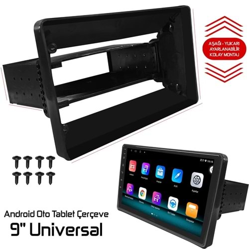 Navex 9'' Android Oto Tablet Çerçeve Universal