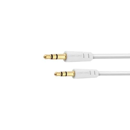 Concord C-816 3.5 Mm 1 Mt Aux Kablo - Beyaz