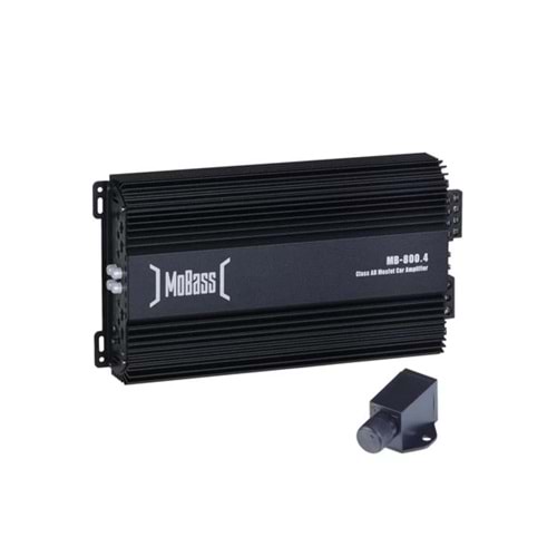 Mobass MB-800.4 Kanal Bas Kontröllü Oto Anfi