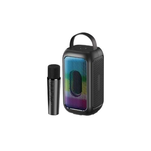 Leader LP121 Rgb Bluetooth Kablosuz Mikrofon Taşınabilir Toplantı Amfisi - Siyah