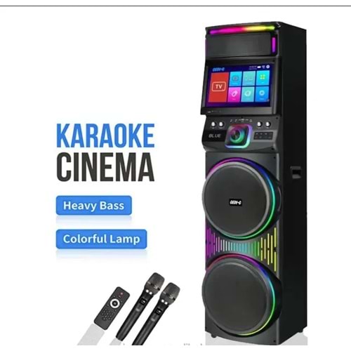 Gedi-G GD-1417 Android Ekranlı Led Işıklı Kablosuz Bluetooth Hoparlör