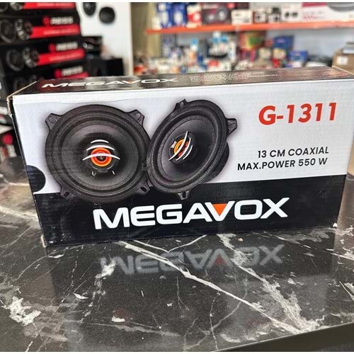 Megavox G-1311 13cm Max Power 550w Coaxial Hoparlör