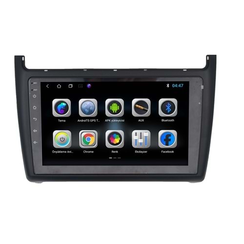 Volkswagen Polo 2008-2015 9 İnç Multimedya Çerçeve - Canbuslı