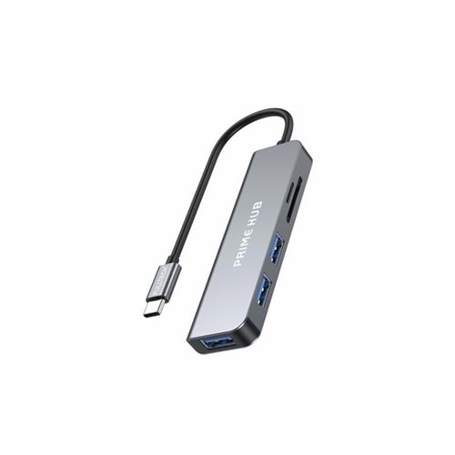 Fulltech FH26 5in1 USB-C Çoklayıcı Adaptör