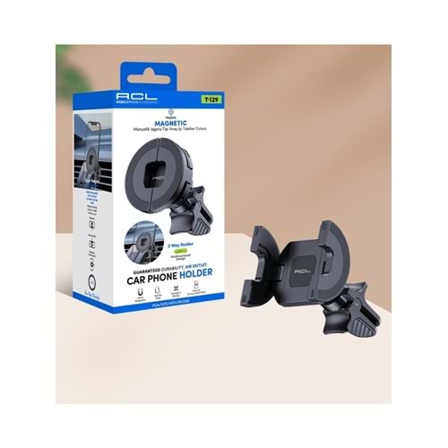 ACL T-129 Çift Yönlü Manyetik Izgara Tipi Telefon Tutucu